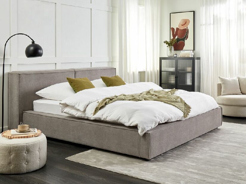 Manželská posteľ 180 cm Linza (sivá)