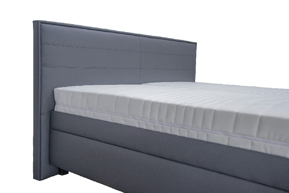 Manželská posteľ 160 cm Blanár Grand (sivá) (s roštom)
