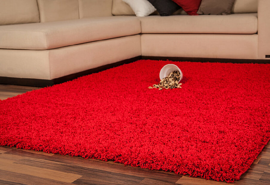 Kusový koberec Relax 150 Red (kruh) *výpredaj