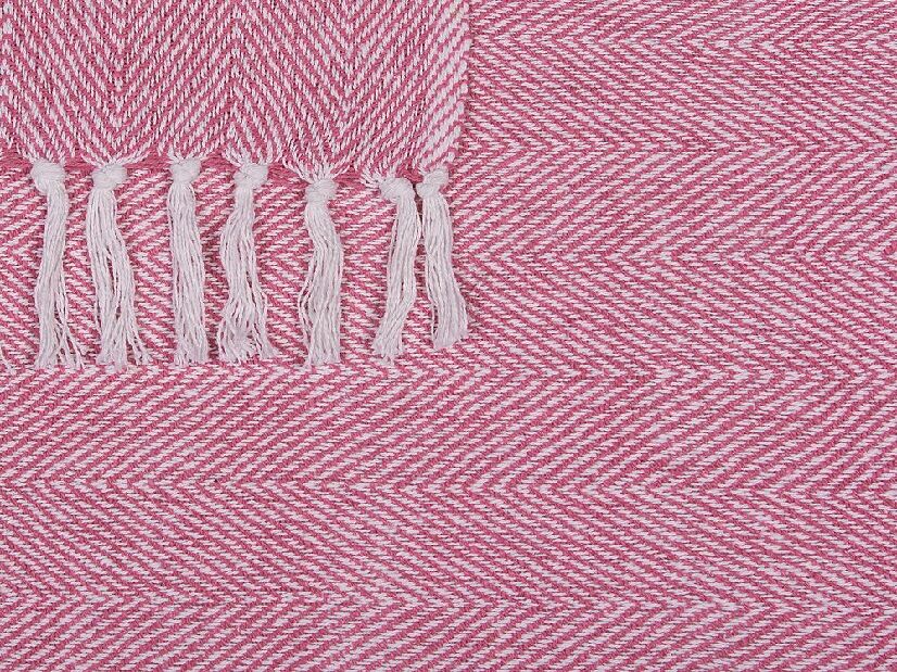 Deka 160x130 cm TANAMI (textil) (ružová)