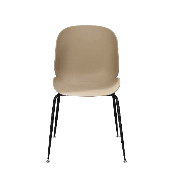 Jedálenská stolička Ikaite (béžová + čierna)