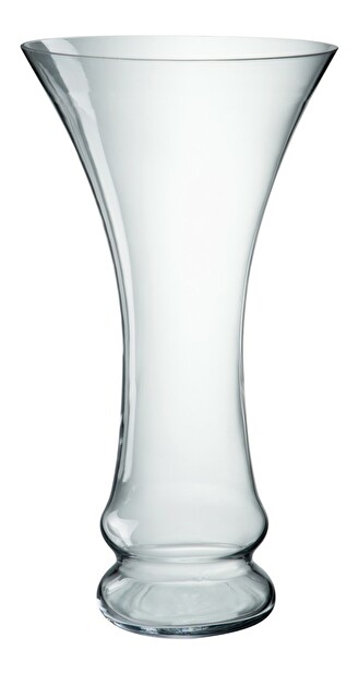 Váza Jolipa Veľká (26x16x50cm) (Priehľadná)