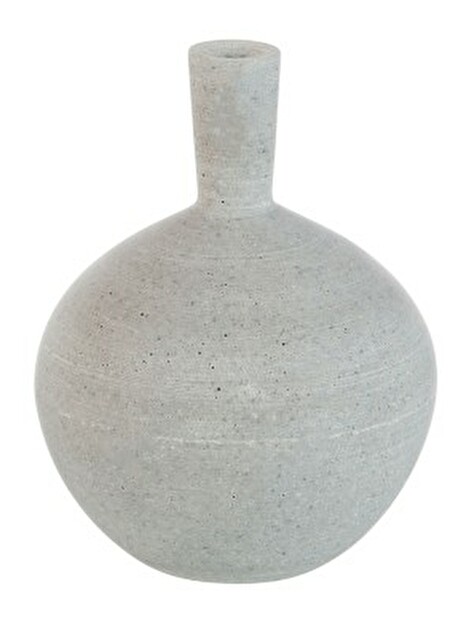 Dekoračná váza Jolipa (7x7x20cm) (Sivá)