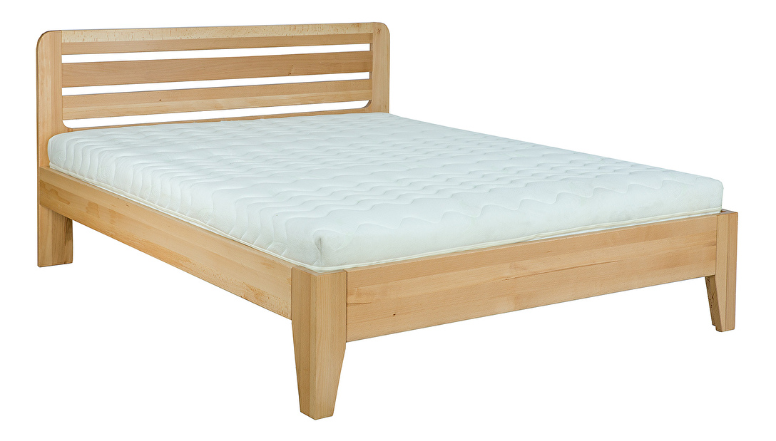Manželská posteľ 140 cm LK 189 (buk prírodný) (bez roštu a matraca)