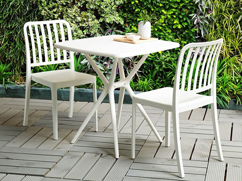 Záhradný stôl Sinnamon (biela) 