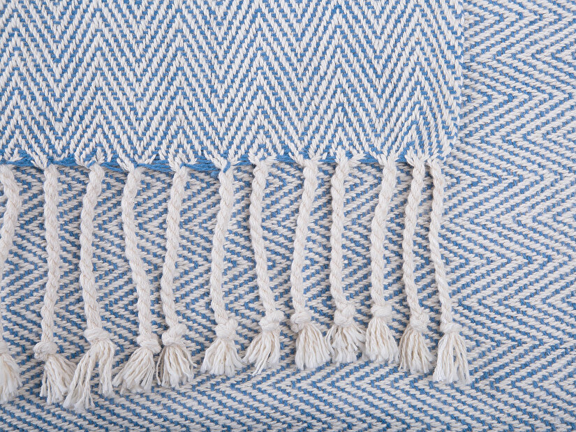 Deka 160x130 cm TUENA (textil) (modrá)