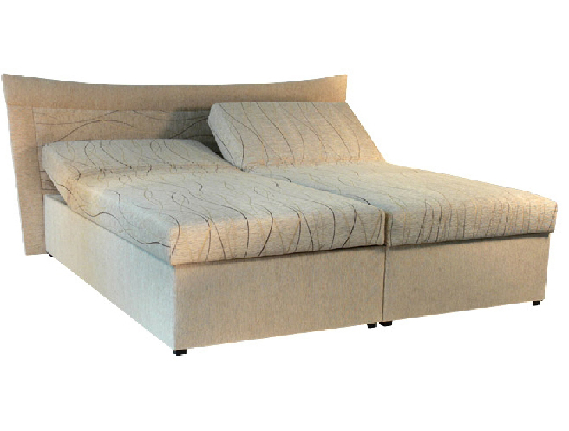 Manželská posteľ 180 cm Roma 2 (s molitanovým matracom)