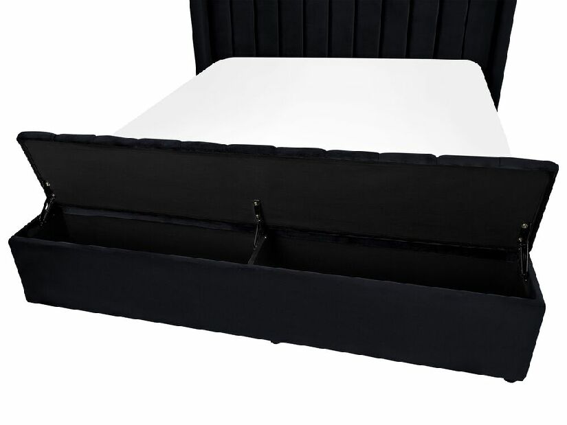 Manželská posteľ 140 cm Noya (čierna)
