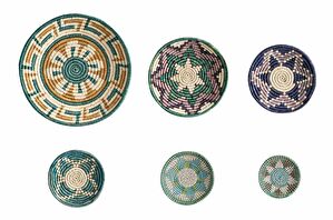 Set 6 ks nástenných dekorácií Namza (viacfarebná)