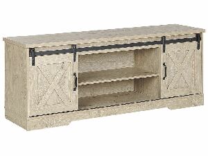 TV stolík/skrinka ULLA (svetlé drevo)