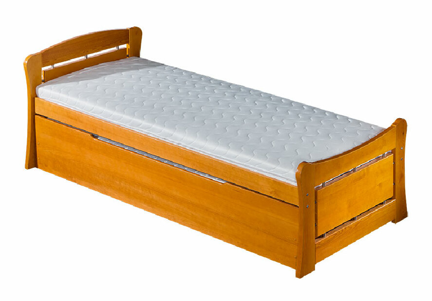 Jednolôžková posteľ 90 cm Pauli 1 (s roštom a úl. priestorom) *výpredaj