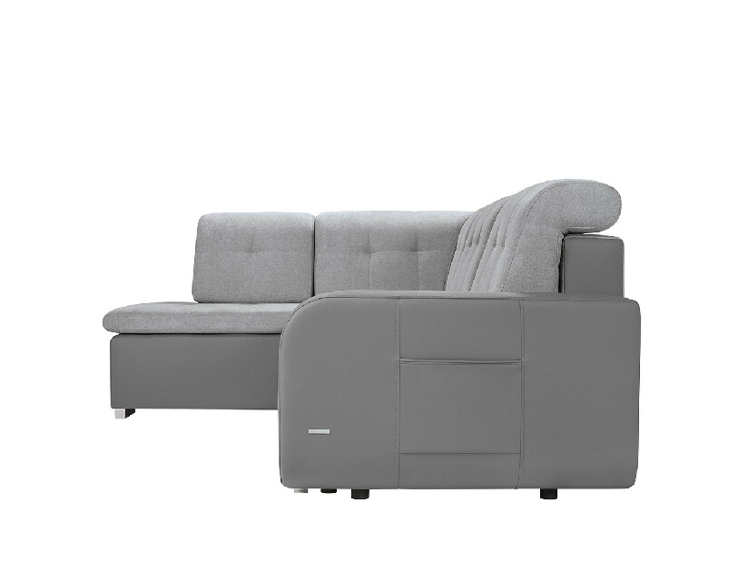 Rohová sedačka BRW Davos Lux 3DL (sivá) (L)