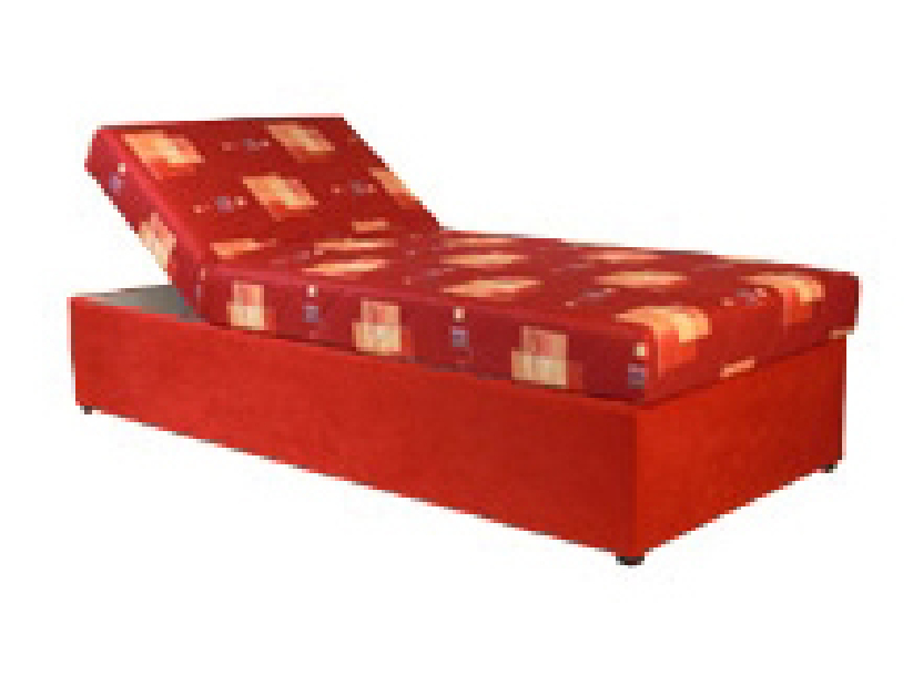Jednolôžková posteľ (váľanda) 90 cm Kacy (s molitanovým matracom) (L)