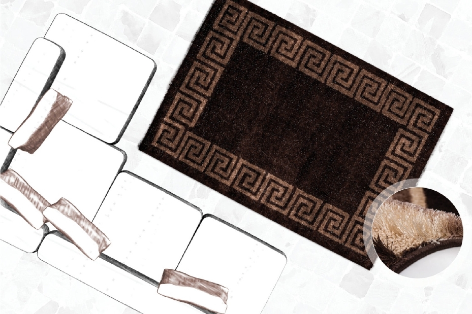 Kusový koberec Sedef 277 Brown (150 x 80 cm)