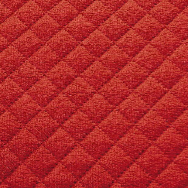Prehoz na posteľ 240x220cm Filip (červená + čierna)