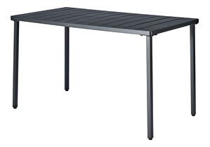 Záhradný stôl SALTAN (čierna) (pre 4-6 osôb)
