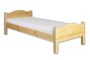 Jednolôžková posteľ 90 cm LK 128 (masív)