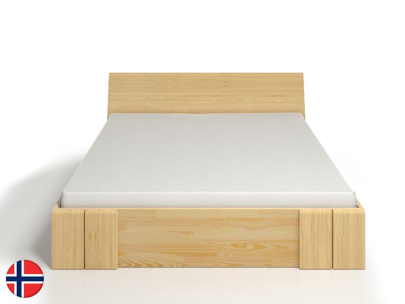 Manželská posteľ 180 cm Naturlig Galember Maxi DR (borovica) (s roštom a úl. priestorom)