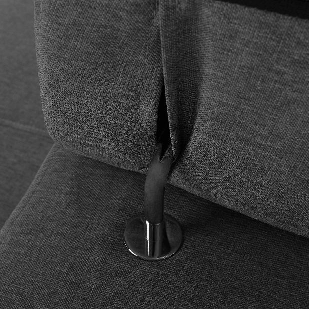 Rohová sedačka Gello (čierna + sivá) (P)