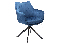 Jedálenská stolička Anastasia (námornícka modrá + čierna)