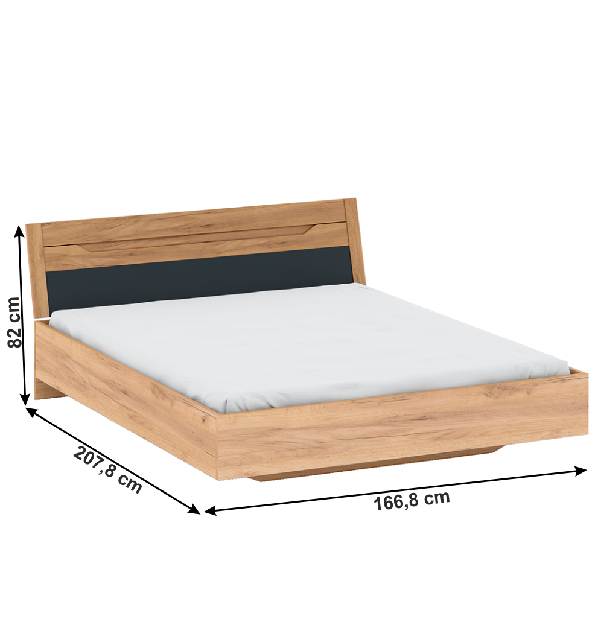 Manželská posteľ 160 cm Fistrea