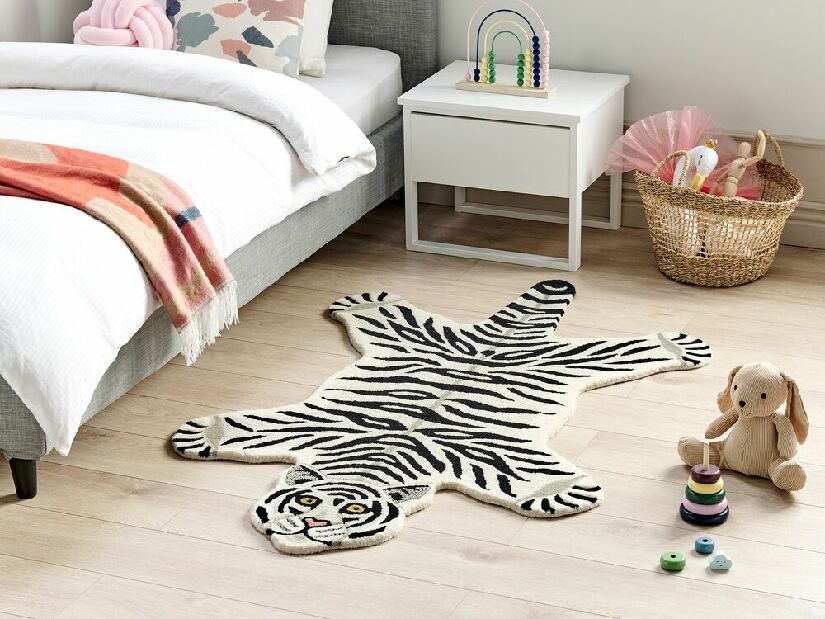 Detský koberec 100 x 160 cm Sherie (biela)