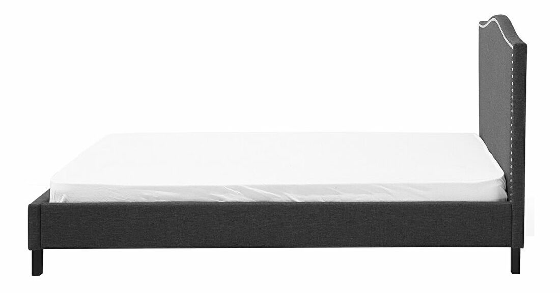Manželská posteľ 180 cm MONTHY (s roštom) (sivá)