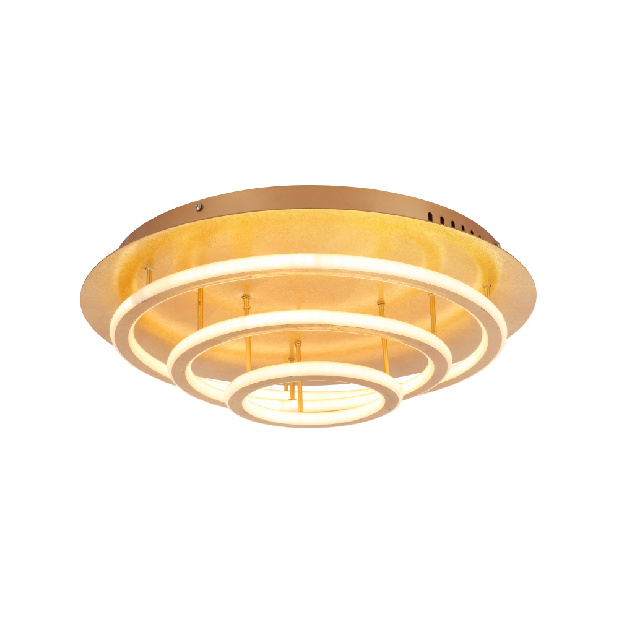 Stropné/nástenné svietidlo LED Arryn 49252-100G (zlatá + opál) (Stmievateľné)
