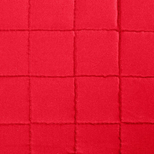 Prehoz na posteľ 150x70 cm Eva (červená + čierna)