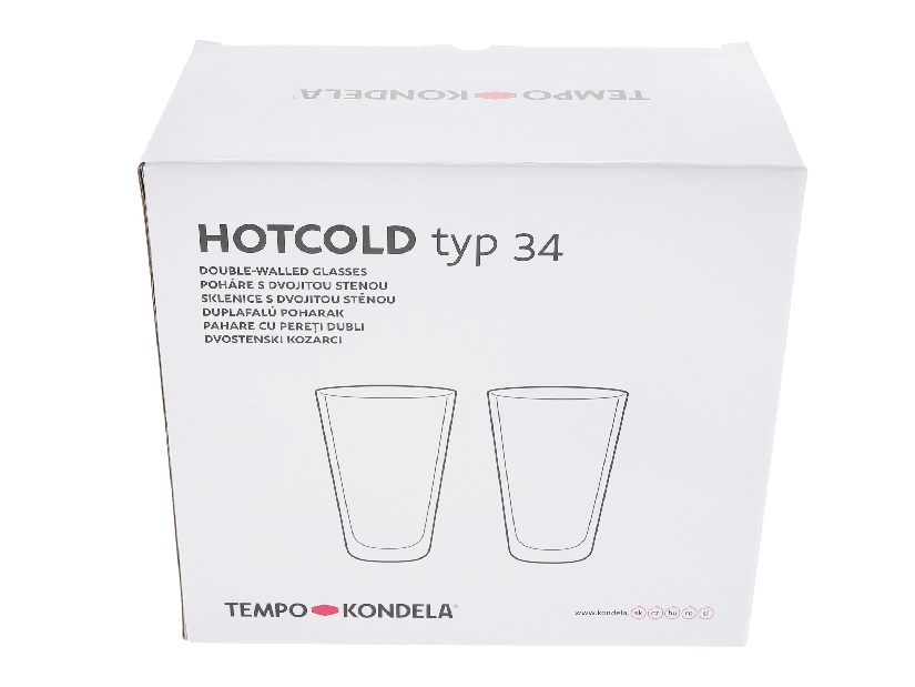 Set 2 ks termo pohárov 400ml Hoctold Typ 34 (vzor)