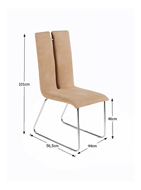 Jedálenská stolička Mert (béžová)