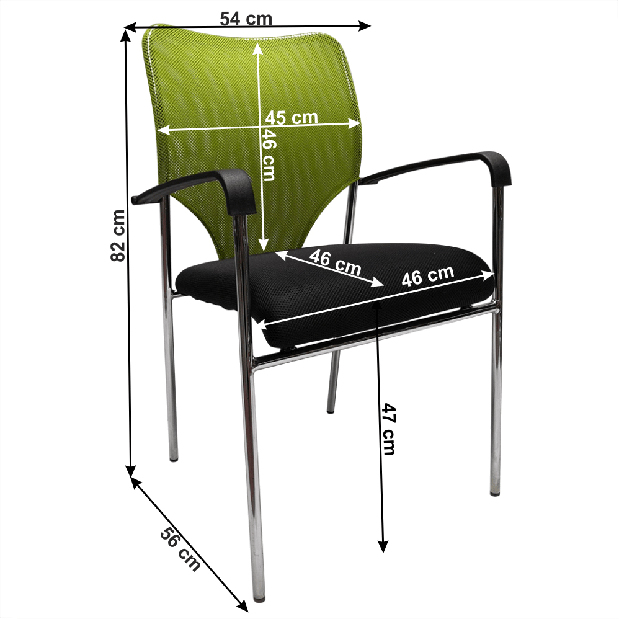 Kancelárska stolička Umty (zelená)