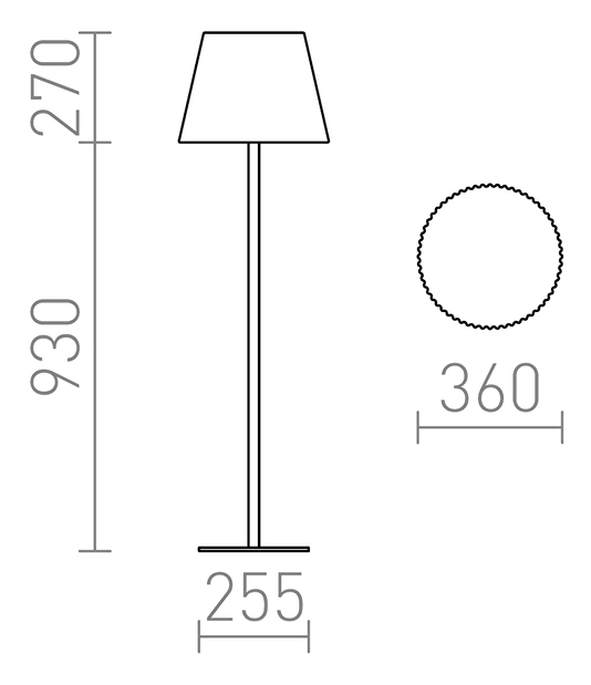 Vonkajšie osvetlenie Bosanova 120 230V E27 25W IP65 (antracitová + satinovaný pe)