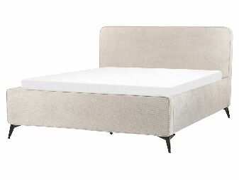 Manželská posteľ 160 cm Vardiel (sivá) (s roštom)