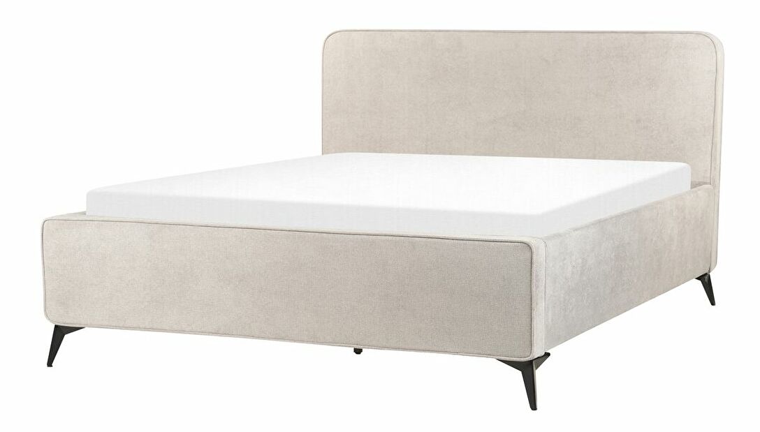Manželská posteľ 160 cm Vardiel (sivá) (s roštom)
