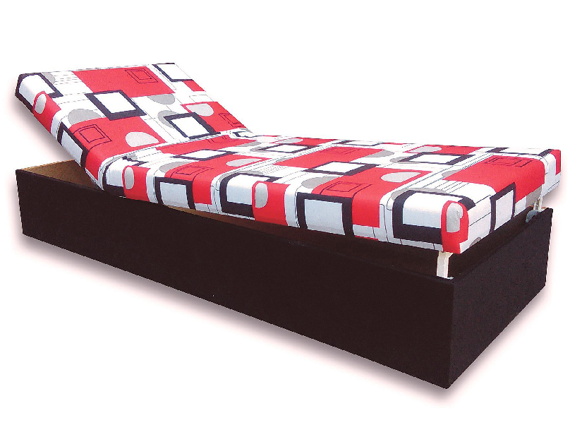 Jednolôžková posteľ (váľanda) 90 cm Darcy (Čierna 39 + Otawa 1)