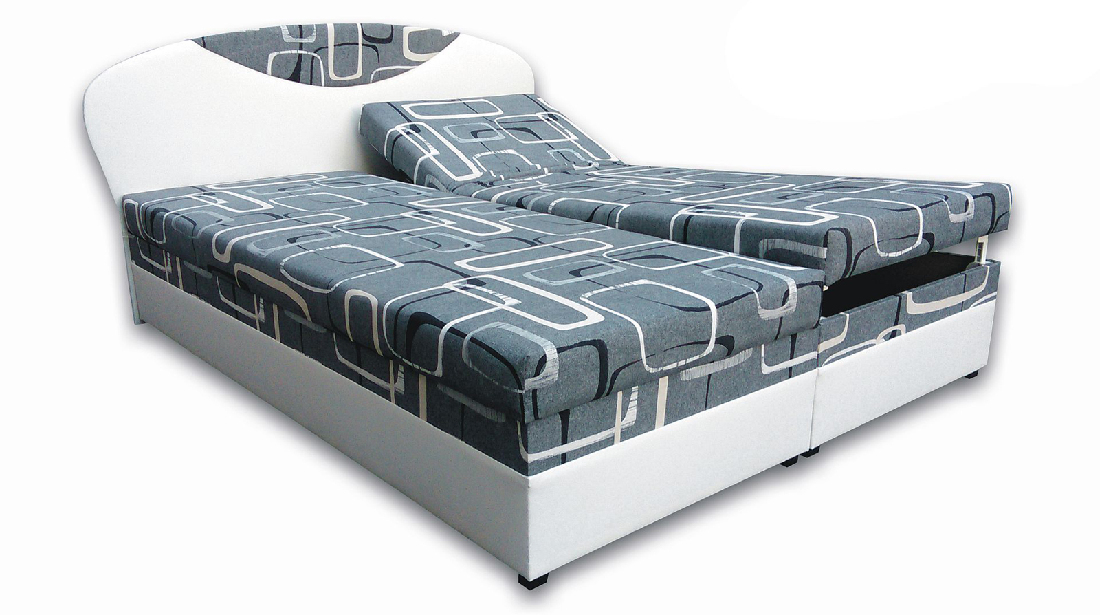 Manželská posteľ 180 cm Island 1 (s matracmi)