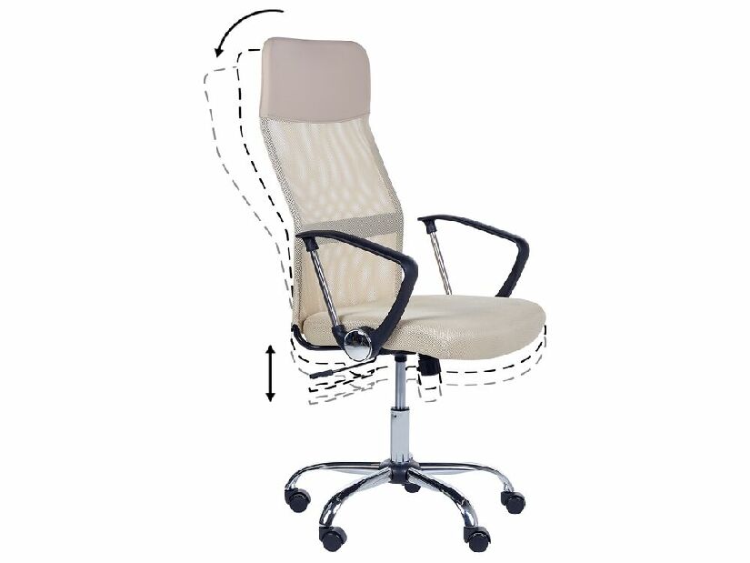 Kancelárska stolička Desige (béžová)