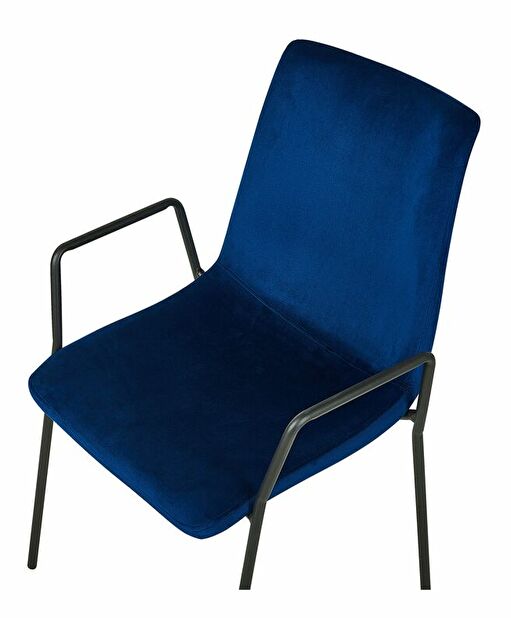 Set 2 ks. jedálenských stoličiek JERSO (modrá)