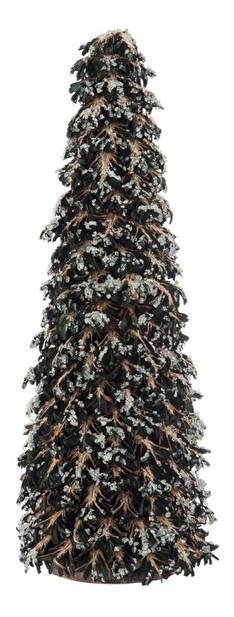 Dekoratívny predmet Jolipa Vianočný kužeľ Monde Sauvage (18x18x48cm) (Čierna)