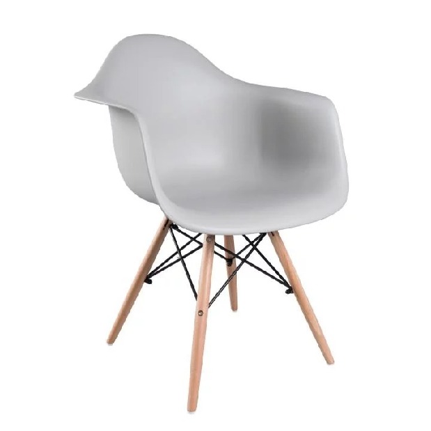 Jedálenská stolička Damiron PC-019 (sivá) *výpredaj