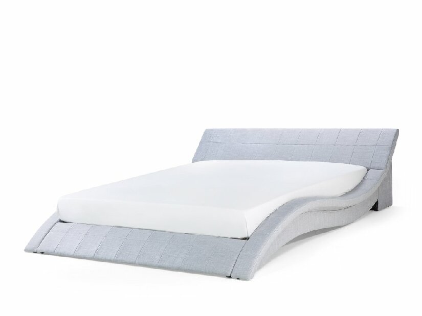 Manželská posteľ 180 cm VICHA (s roštom) (sivá)