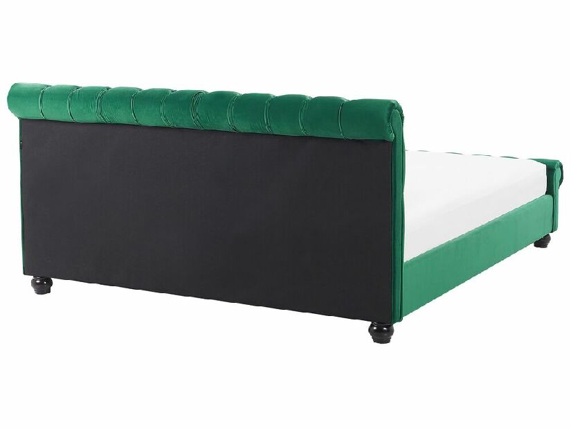 Manželská posteľ 180 cm ARCHON (s roštom) (zelená)