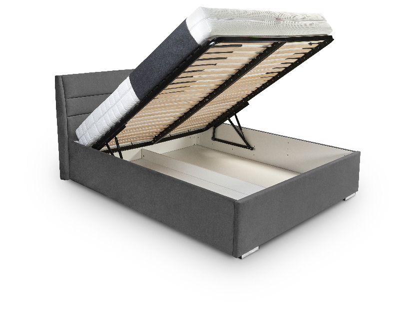 Jednolôžková posteľ 120 cm BRW Sandra Futon (sivá)
