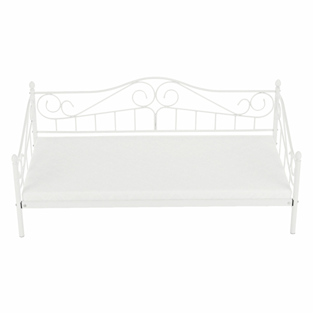 Jednolôžková posteľ 90 cm Danina (biela) (s roštom)