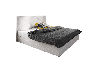 Manželská posteľ  Boxspring 140 cm Fade 4 Comfort (béžová) (s matracom a úložným priestorom)