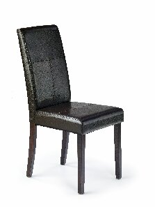 Jedálenská stolička Rauta (wenge + tmavohnedá)