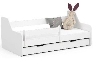 Detská posteľ Araceli (biela) (s matracom)