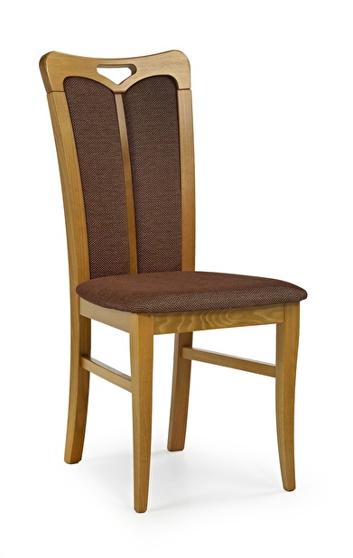 Jedálenská stolička Hubert 2 Jelša + hnedá