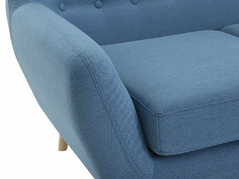 Rohová sedačka Malmo (modrá) (P)